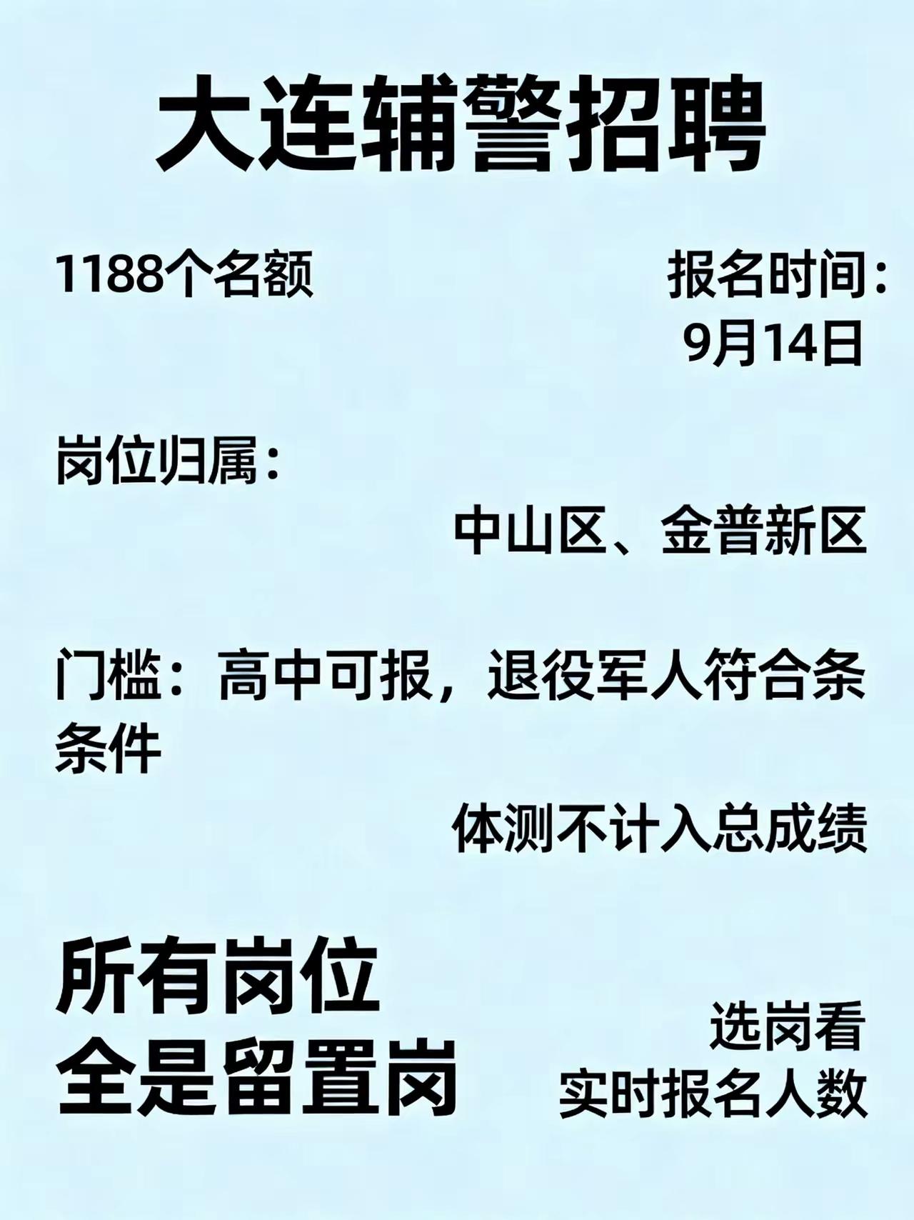 全国各地辅警招聘火力全开！大连这次招1188名，上海前一段时间也发公告招千人。