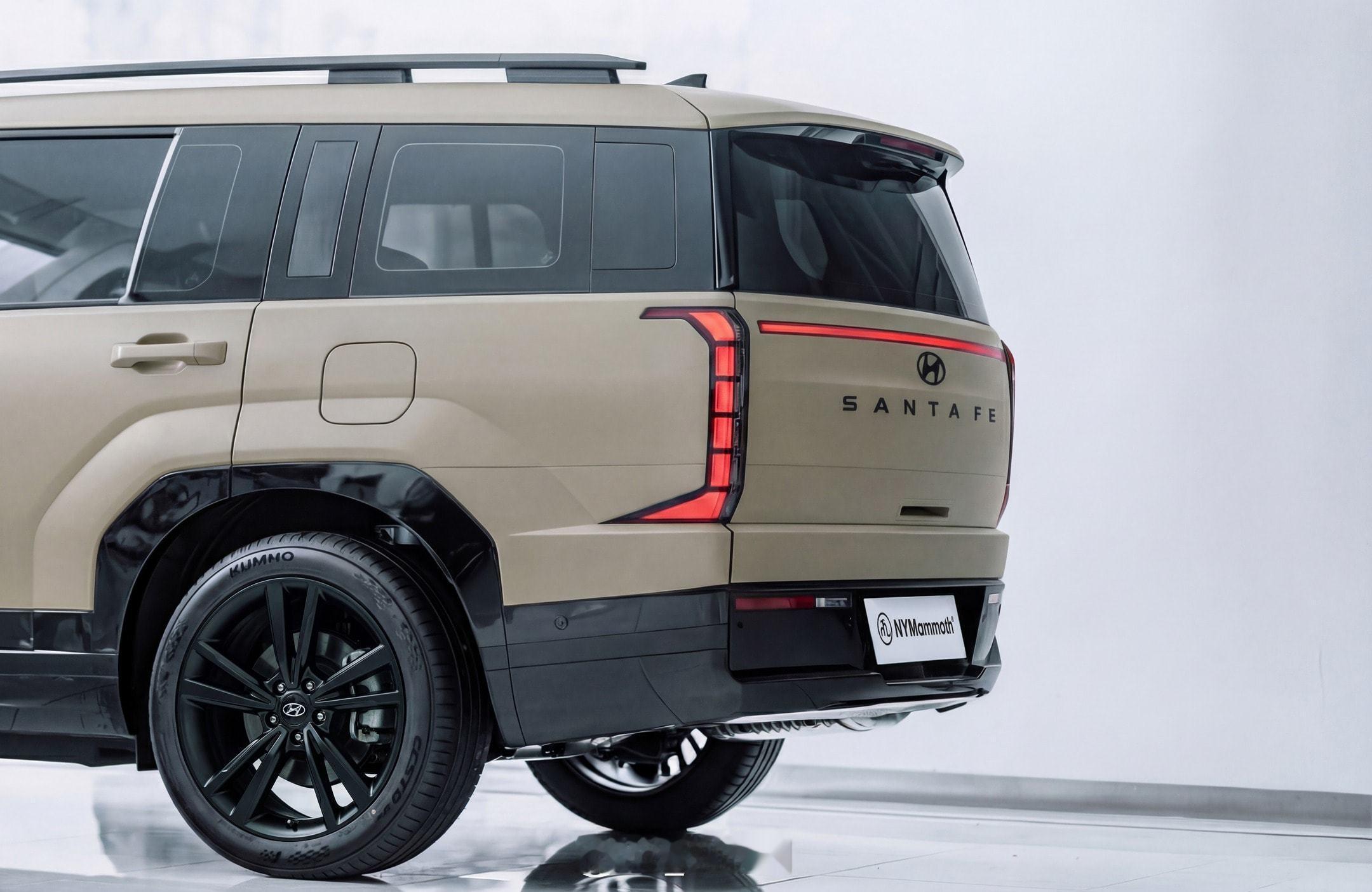 现款&中期改款现代胜达对比之前网友说没有尾部造型对比，现在它来了！现款&中期改