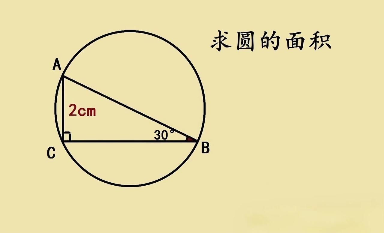 最近被上海某名校六年级附加题刷屏啦！就是这道求圆面积的几何题，拿给山东学生做，好