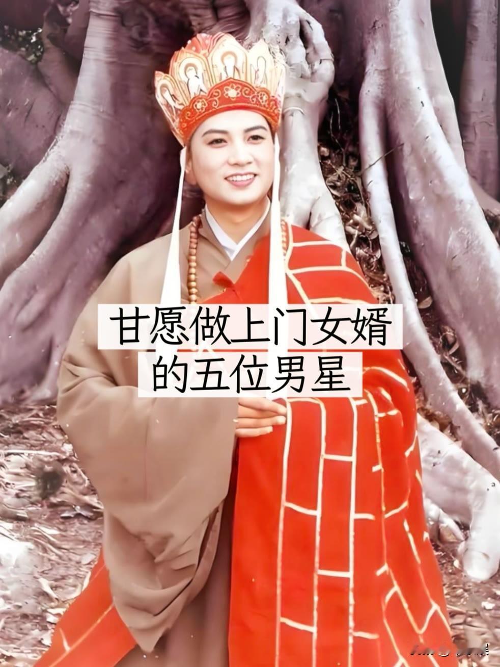 做上门女婿的男星