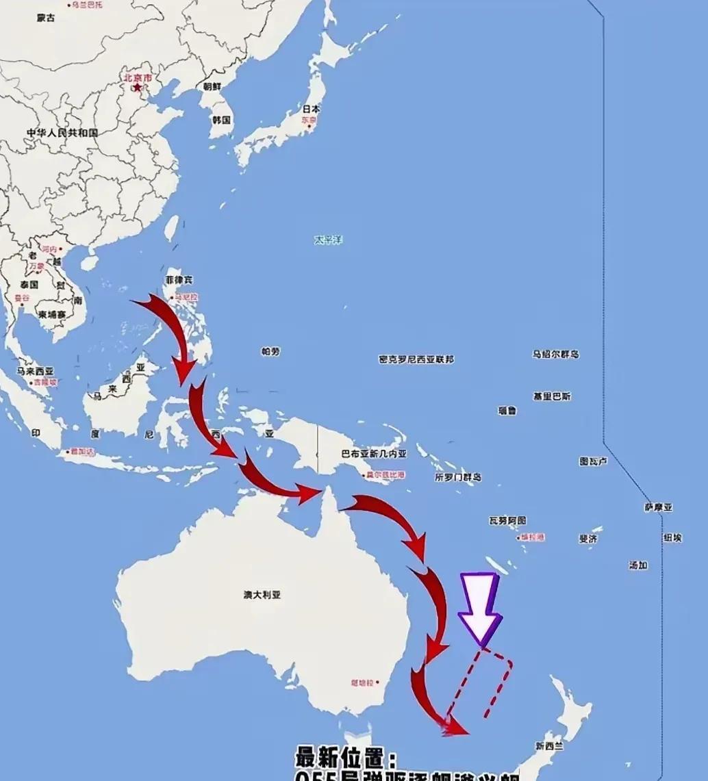 055澳洲外海实弹，意外开启南海破局新思路美国处心积虑构建岛链，妄图锁住中国发