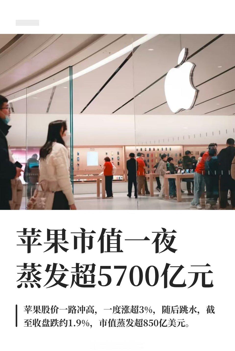 WWDC26后苹果连跌两日苹果市值两日蒸发超3200亿美元WWDC26后苹果连跌