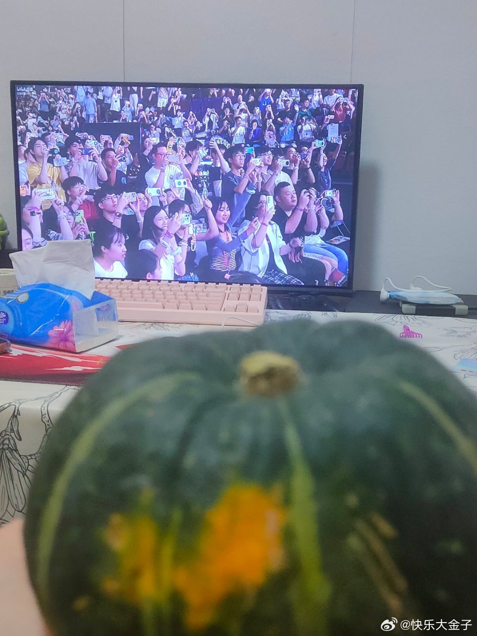 比赛刚开始的时候，嫂子信誓旦旦跟我说iG不进世界赛就把贝贝南瓜生啃了，并要求我直