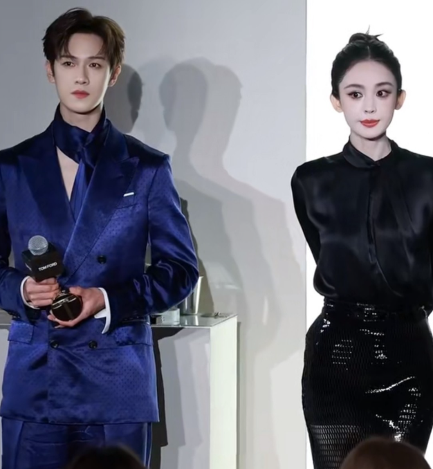 李昀锐与古力娜扎同框比女明星更精致脂粉气太重了古力娜扎惊喜现身TF线下活动，以
