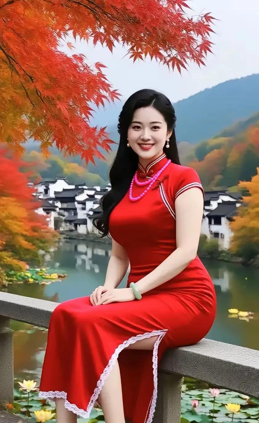 层林尽染韵流芳，金风妙手画长廊。诸事顺利心自喜，………………【娇妻陪你泽