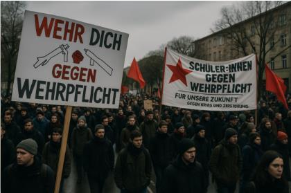 德国爆发反对征兵制的抗议浪潮，德国默茨政府80万国防大军梦碎一地！德国