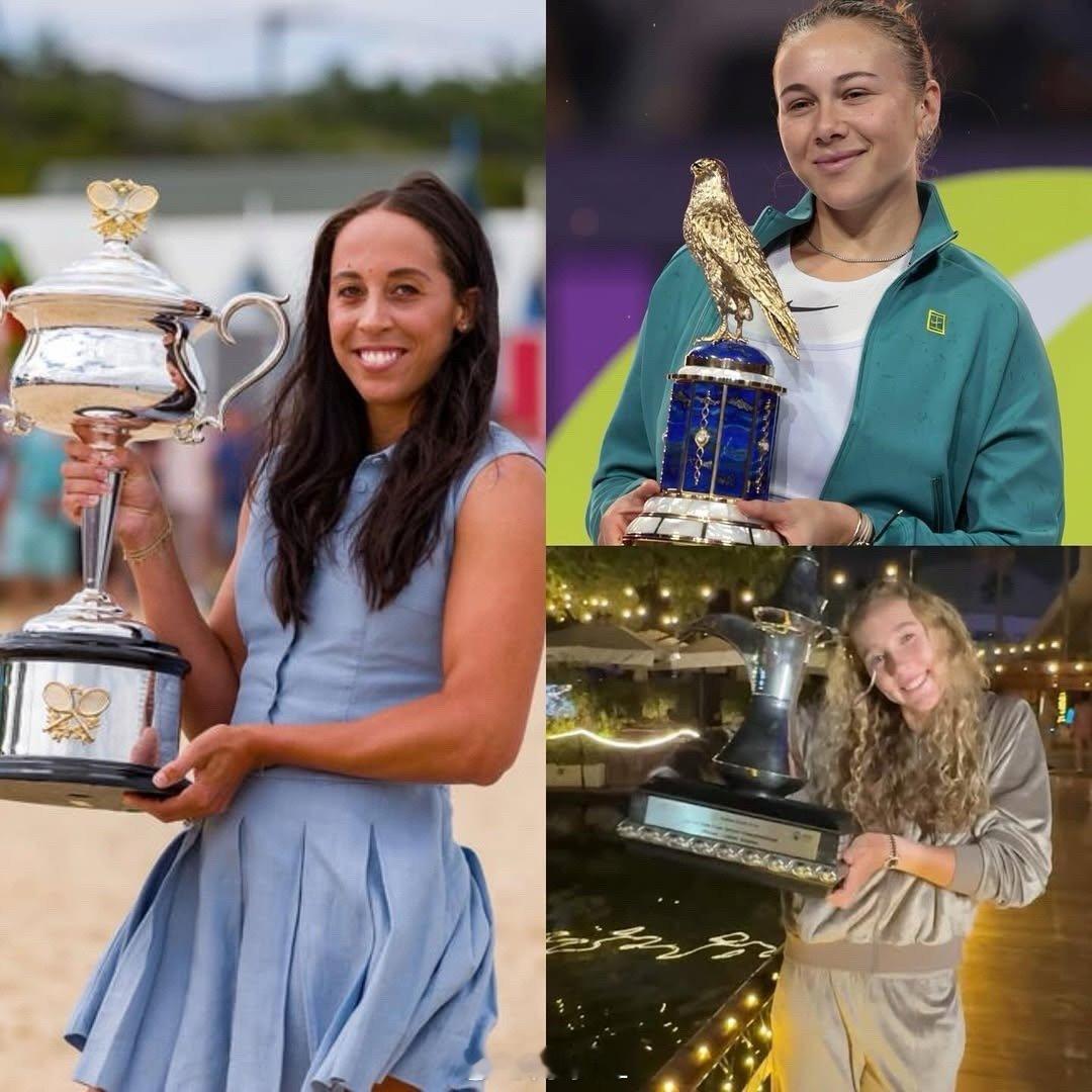 2025赛季大赛女单冠军👇澳网：凯斯多哈：阿尼西莫娃迪拜：安德烈娃印第安韦尔斯