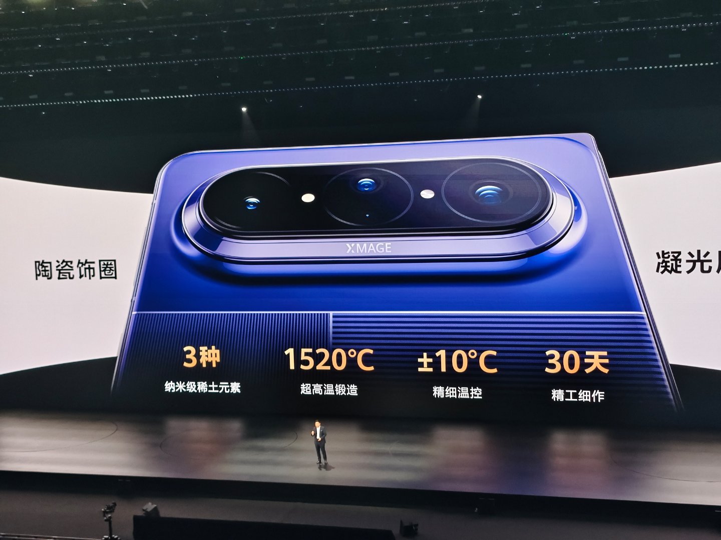 华为PuraXMax来了，外屏为5.4英寸，峰值亮度3500nit，外屏是