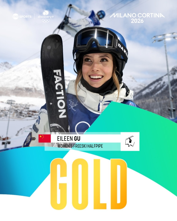 创多项纪录! 谷爱凌成冬奥历史首位卫冕女子U型场地金牌的运动员