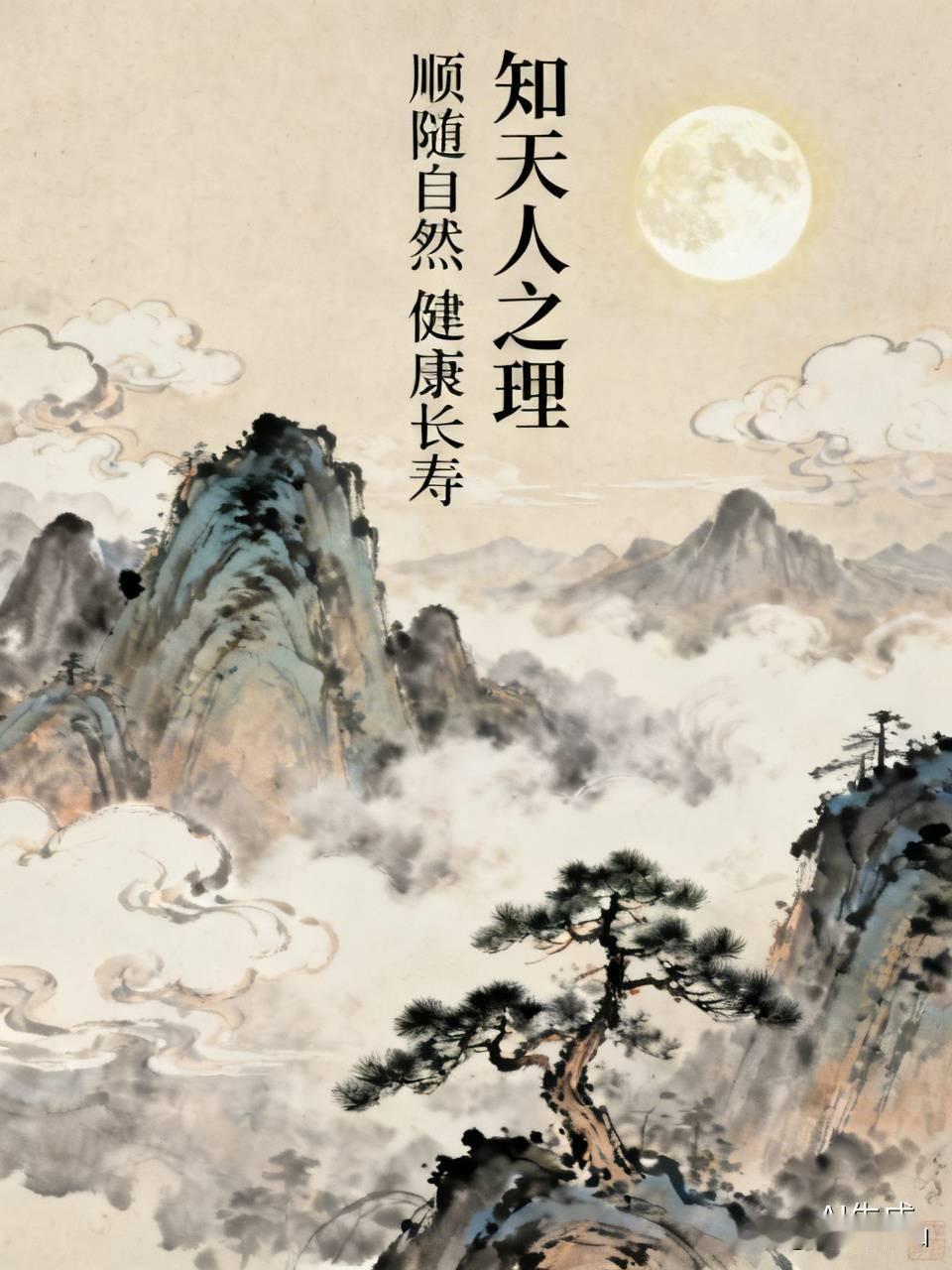 唯有中医深谙这个道理，这便是“知天人之理”。人若想健康长寿，只要懂得顺随自然的规