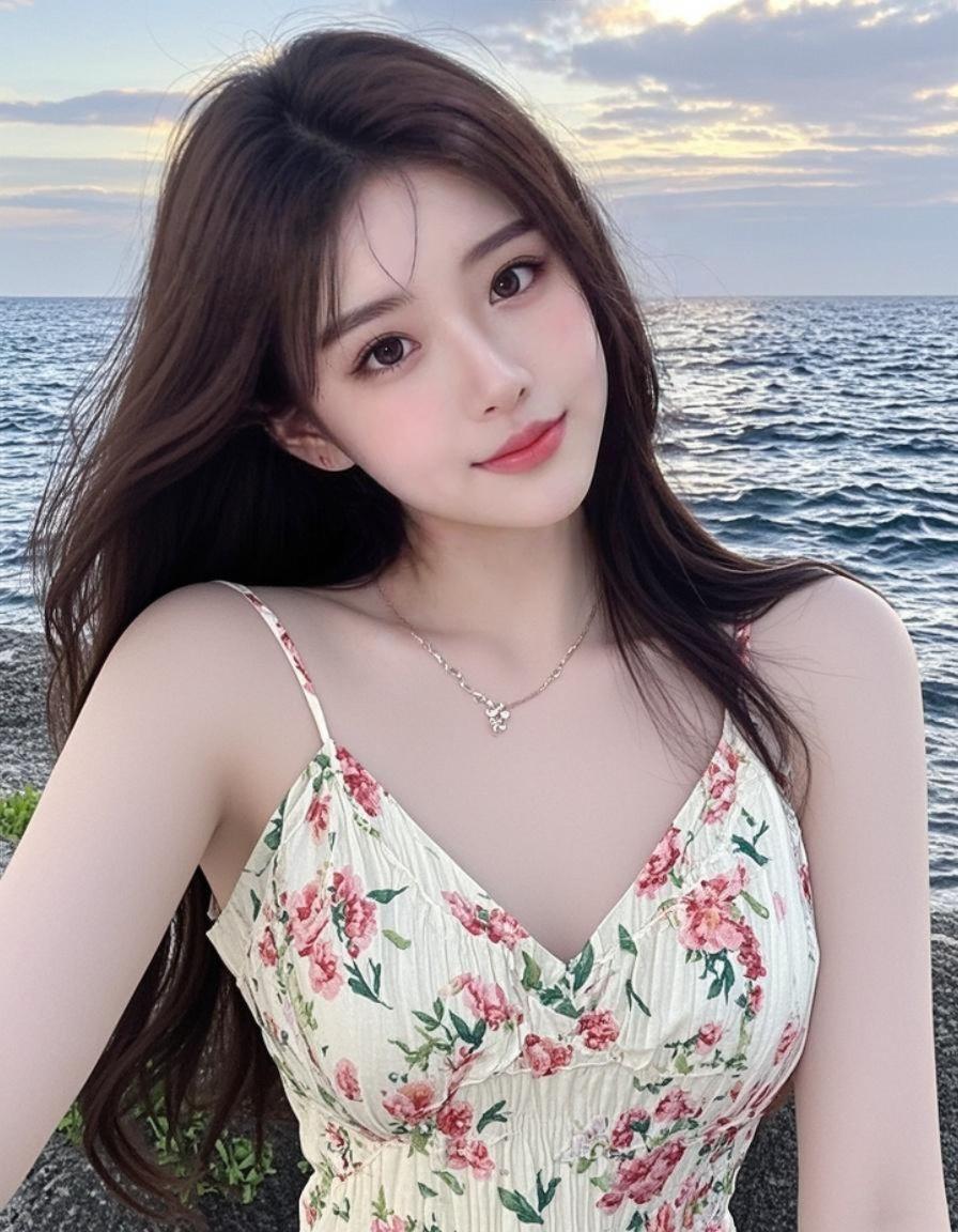 海畔佳人 原来ai写真可以这么美 人生总得有一套ai写真吧 谁拍谁好看...
