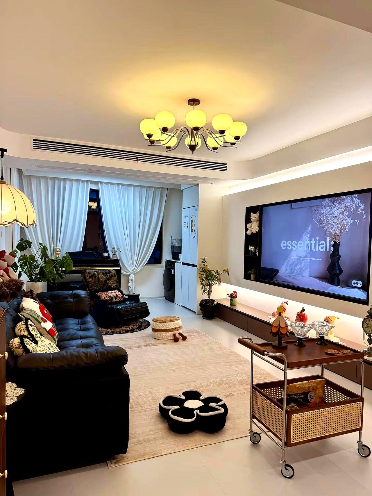 98平两人的家🏠三个月的时间把房子变成家。他们没请设计师，两个人跑