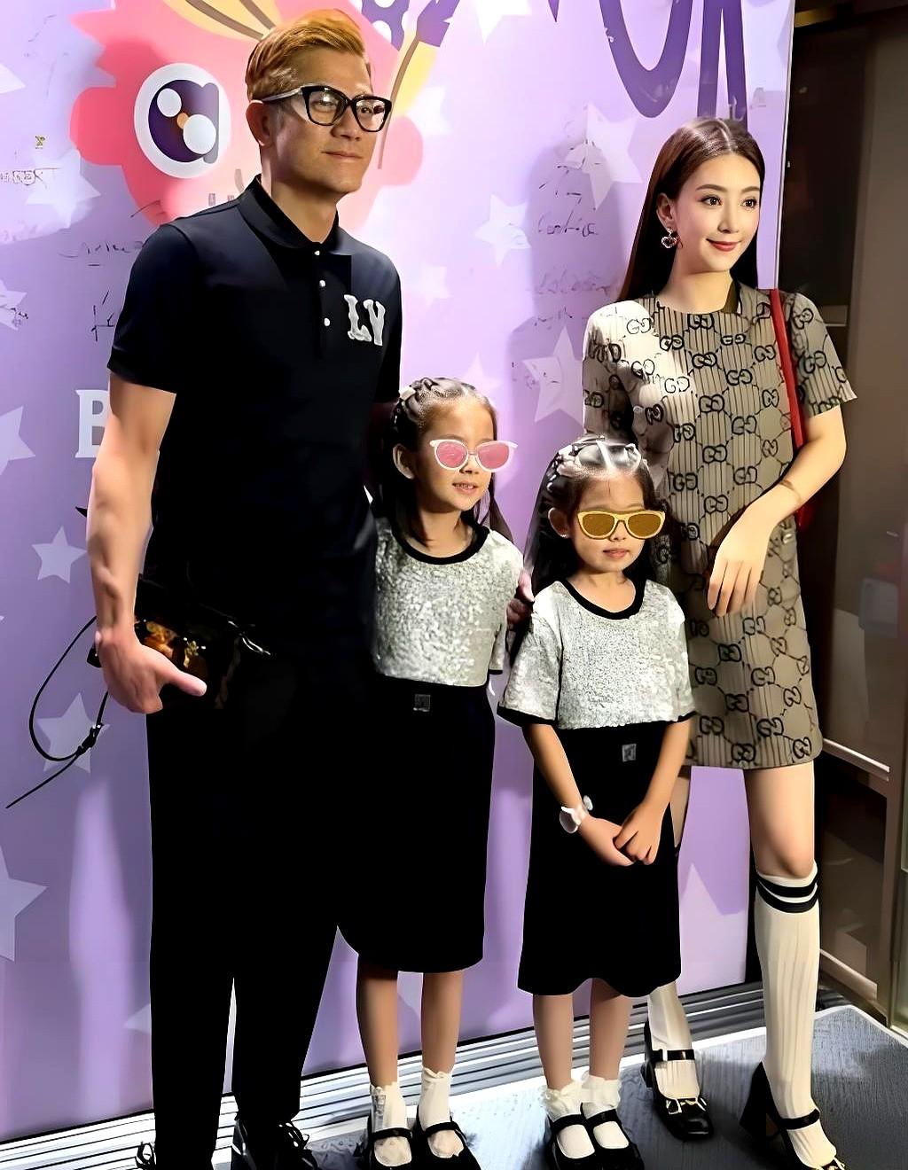 刷到郭富城一家，真有点感慨。天王就是天王，50多岁了，一口气生了三个女儿！他