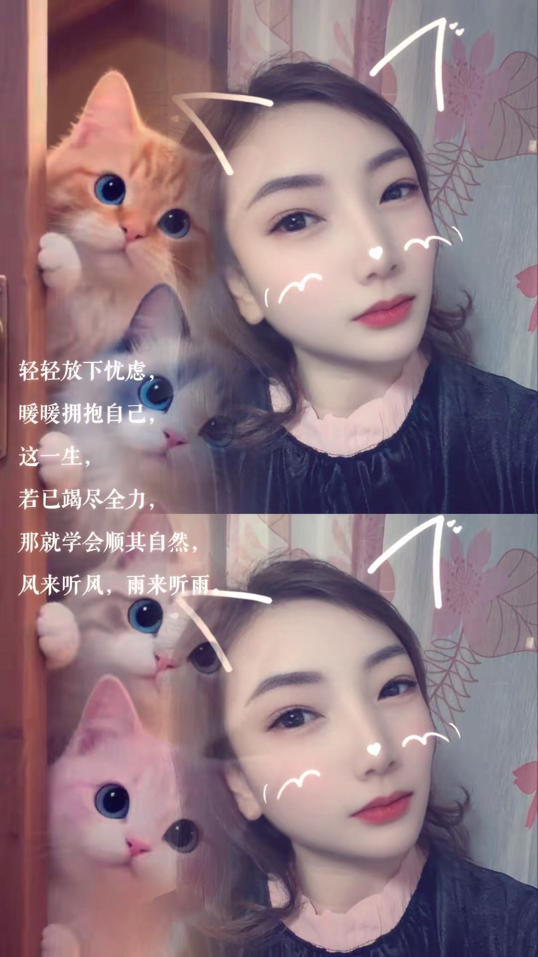 自恋一下原来我也可以这么美再不卖萌我就老了ꦿ