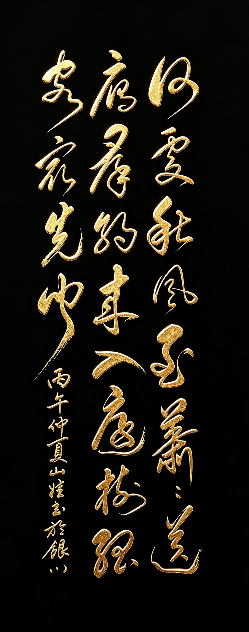  何处秋风至？一纸草书写尽异乡人的淡淡乡愁！这幅金字草书，书写的是刘禹锡经典《