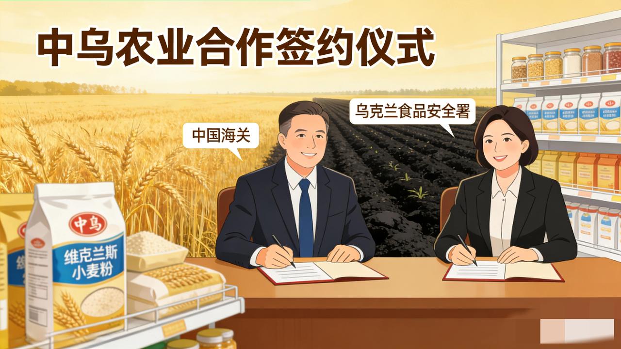 刚刚传来！中乌农业合作又迈出关键一步。4月7日消息，中国海关总署与乌克兰食品安