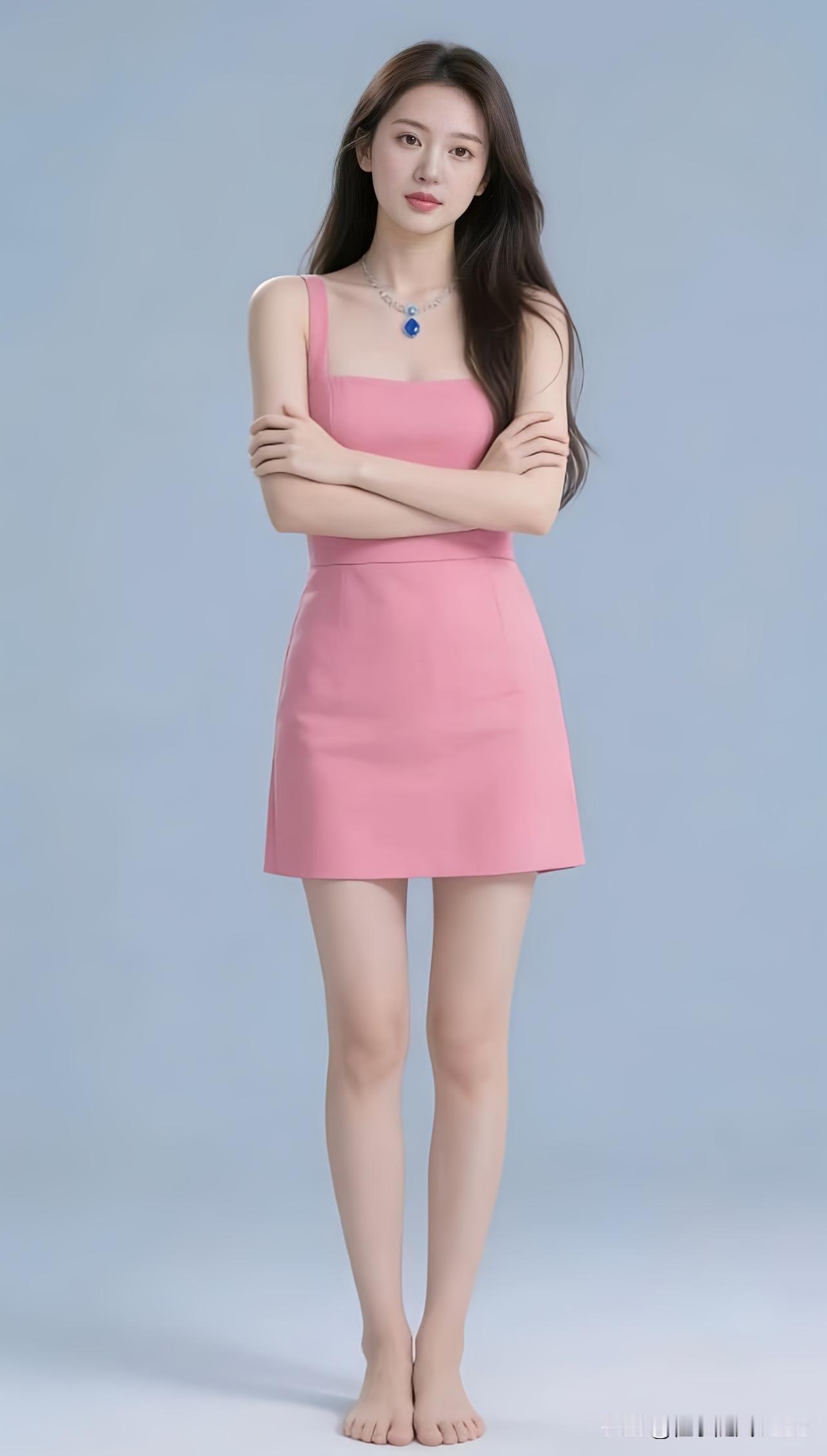 清新粉裙少女，气质满满，时尚穿搭指南