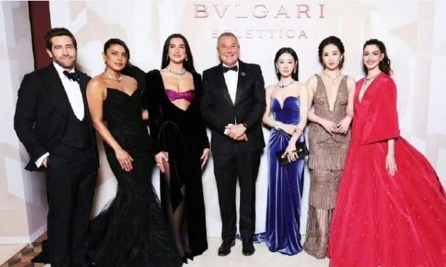 宝格丽米兰活动也出现了C位争议！韩国女演员金智媛作为宝格丽韩国区品牌大使，在品