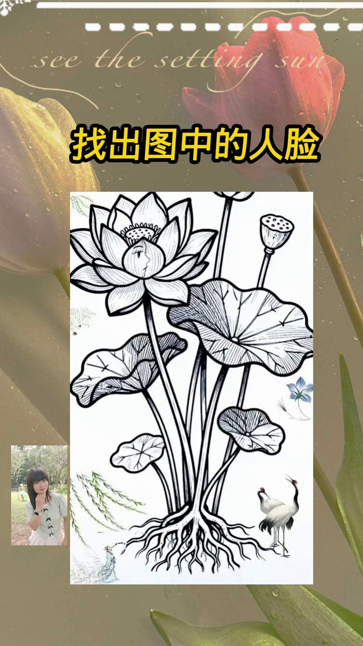 找出图中的人脸。太难找了，找到四张算你能耐，找到二张是神人，我拼尽全力只找到一