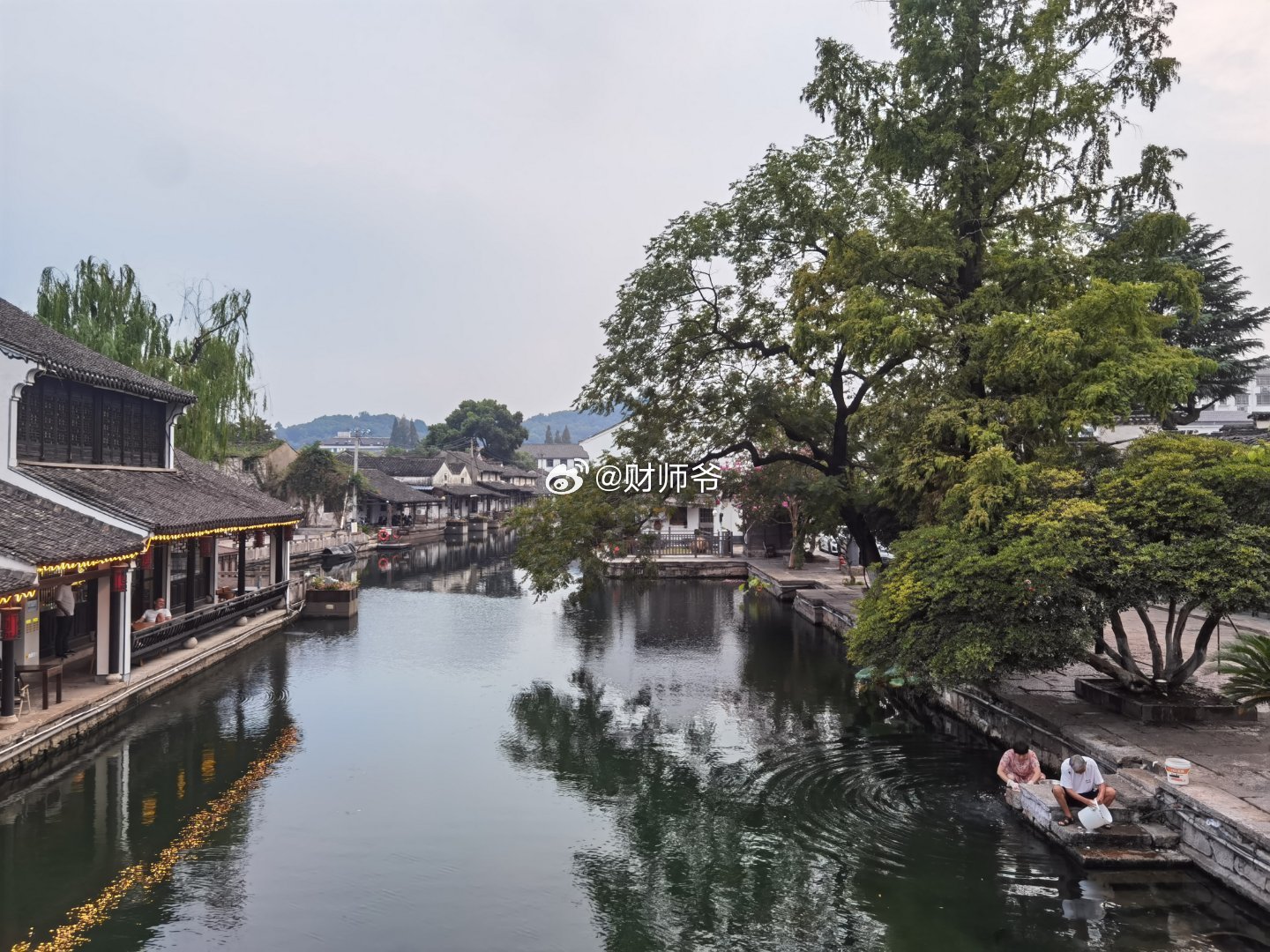 宁静的江南黄昏时。​​​