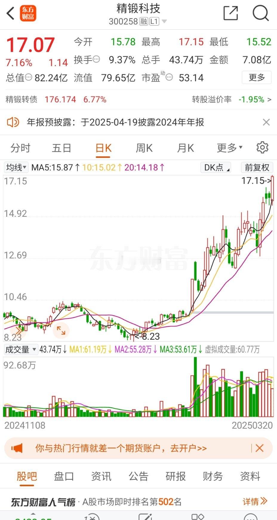 $精锻科技sz300258$还得是机器人[点赞]​​​