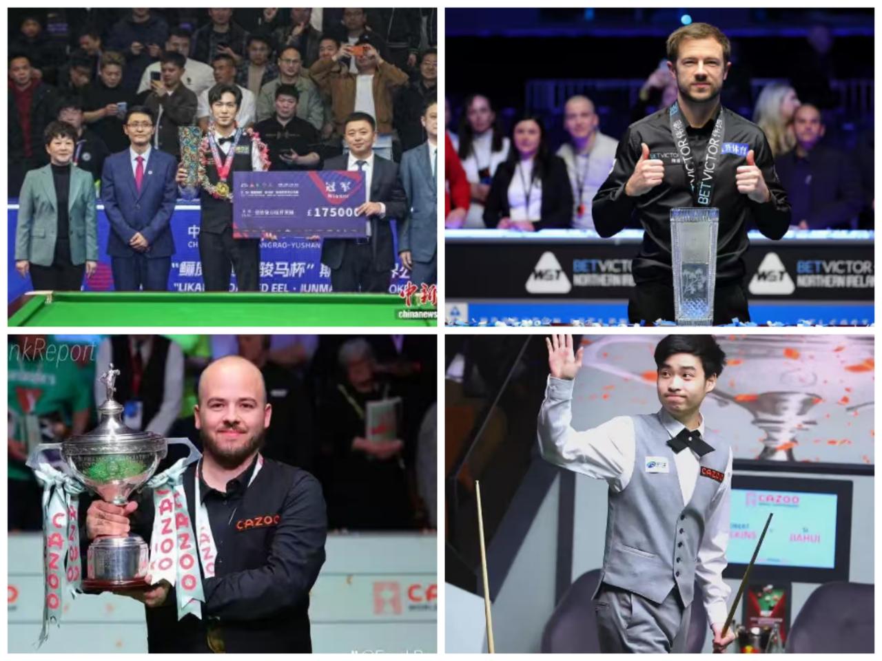 斯诺克四大莽夫，塔猜亚10：7胜火箭奥沙利文登顶世界公开赛，只剩下中国名将斯佳辉
