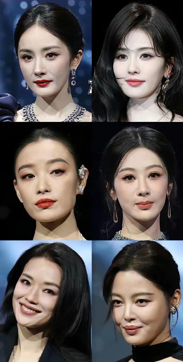 微博之夜女明星，集体亮相，发现还是舒淇，白鹿，李兰迪能打一点，尤其是舒淇给人感觉