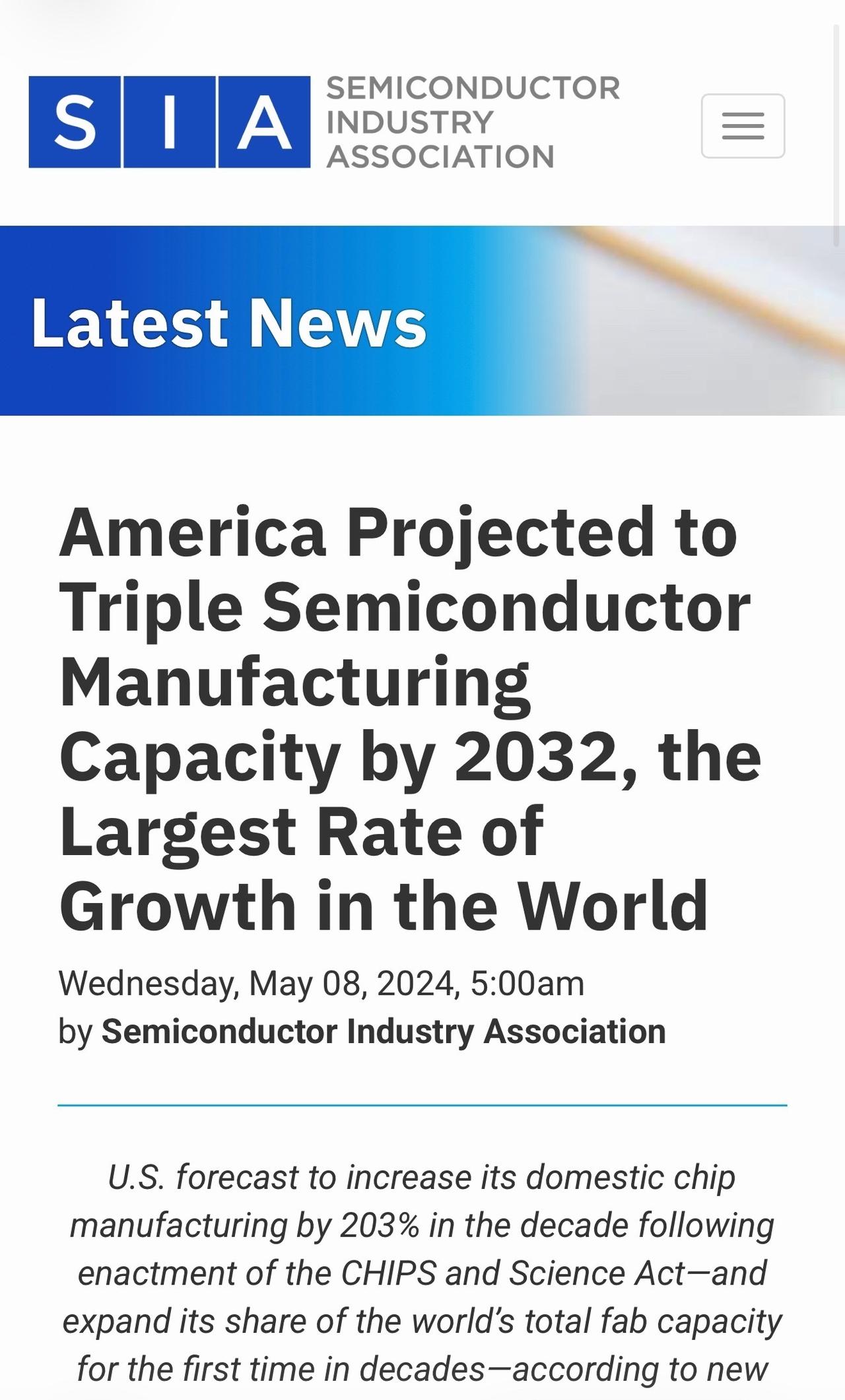 美国正在重新获得先进半导体制造能力。美国并不缺半导体实力。2025年，美国企