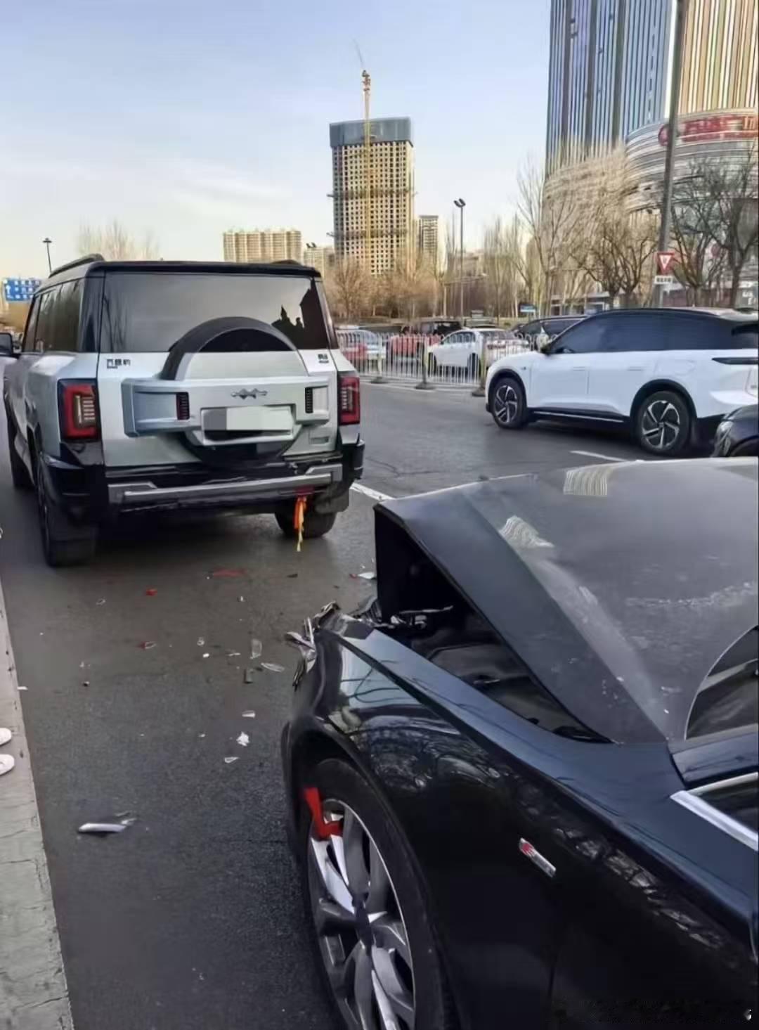 豹8：“咦，好像有蚊子叮一下我屁股？[？？？]”回头一看：“啊？你怎么撞死了？[费