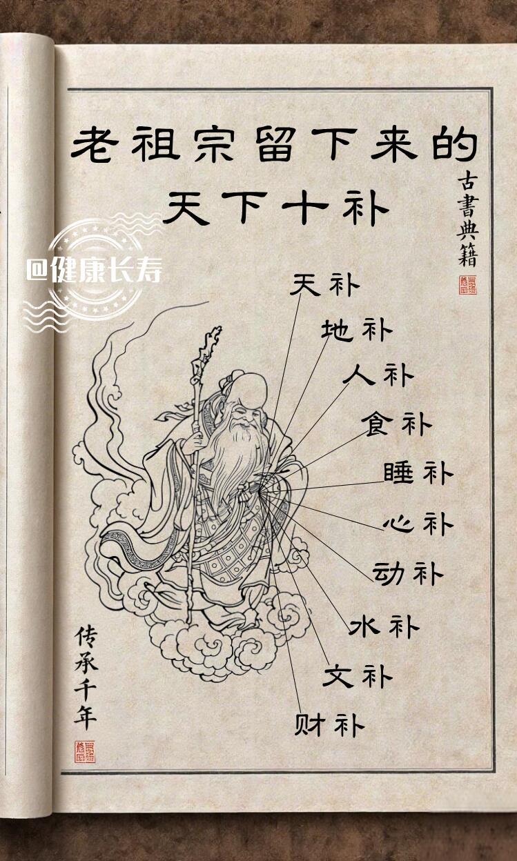 老祖宗留下来的天下十补健康养生​​​