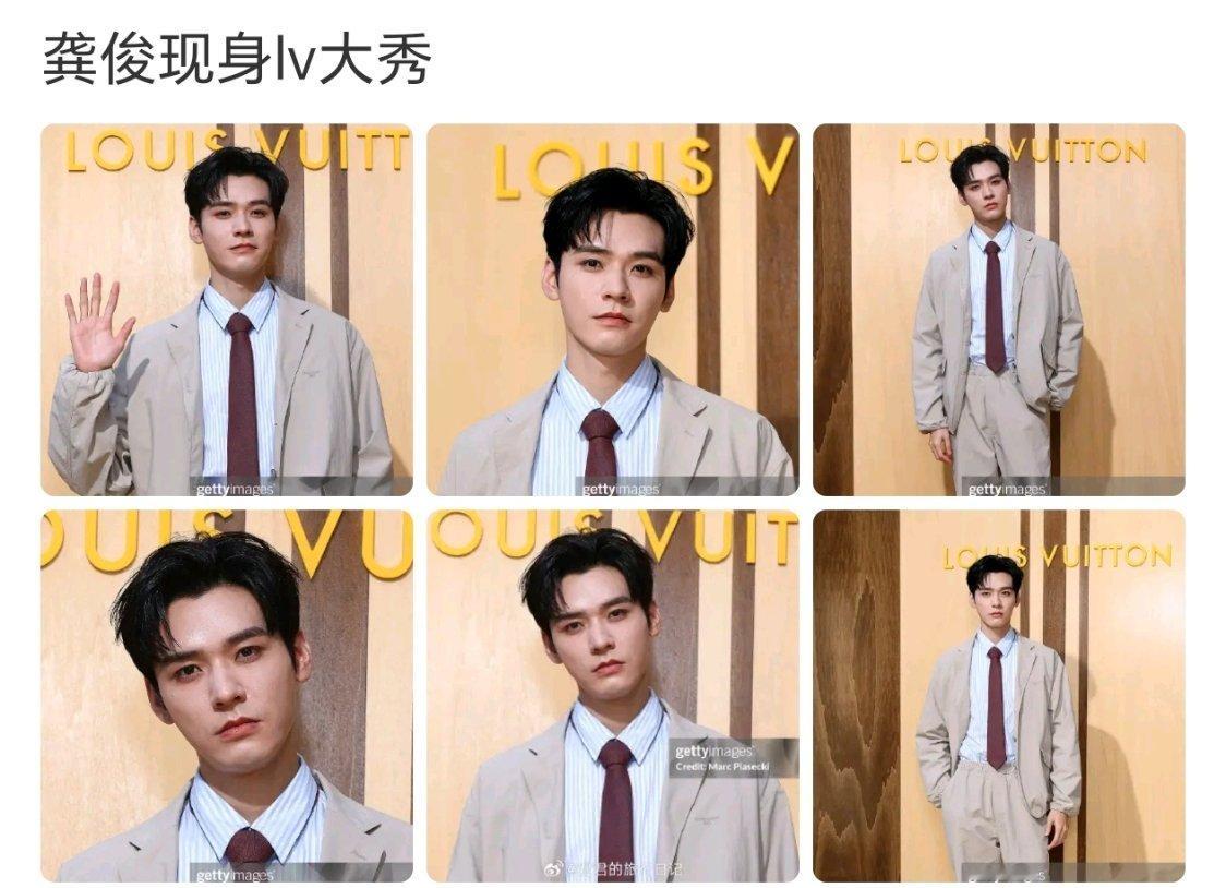 这么多年了，俊俊终于终于去一次LV的秀了