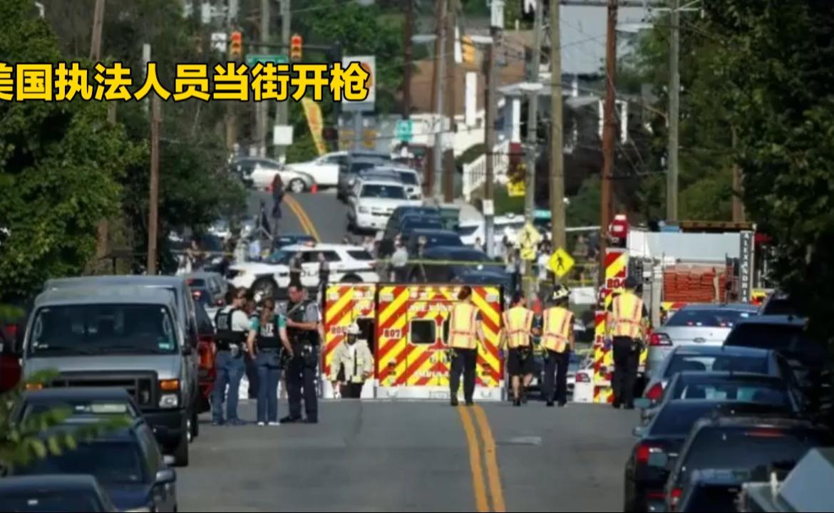 美国白人宝妈当街被执法者三枪击毙