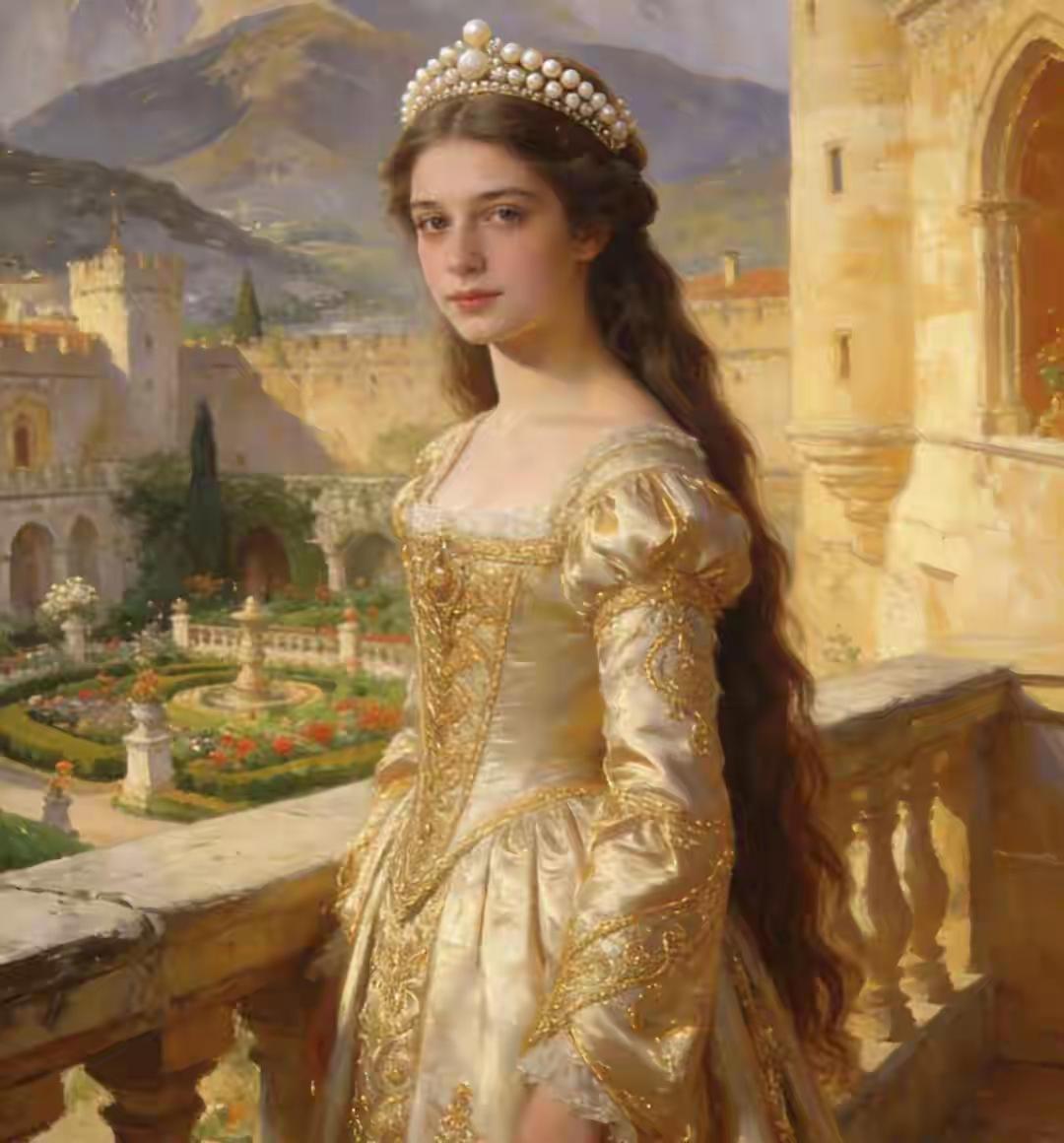 古代公主的画像真的是漂亮。而现在欧洲那些公主，真的找不出这么漂亮的。