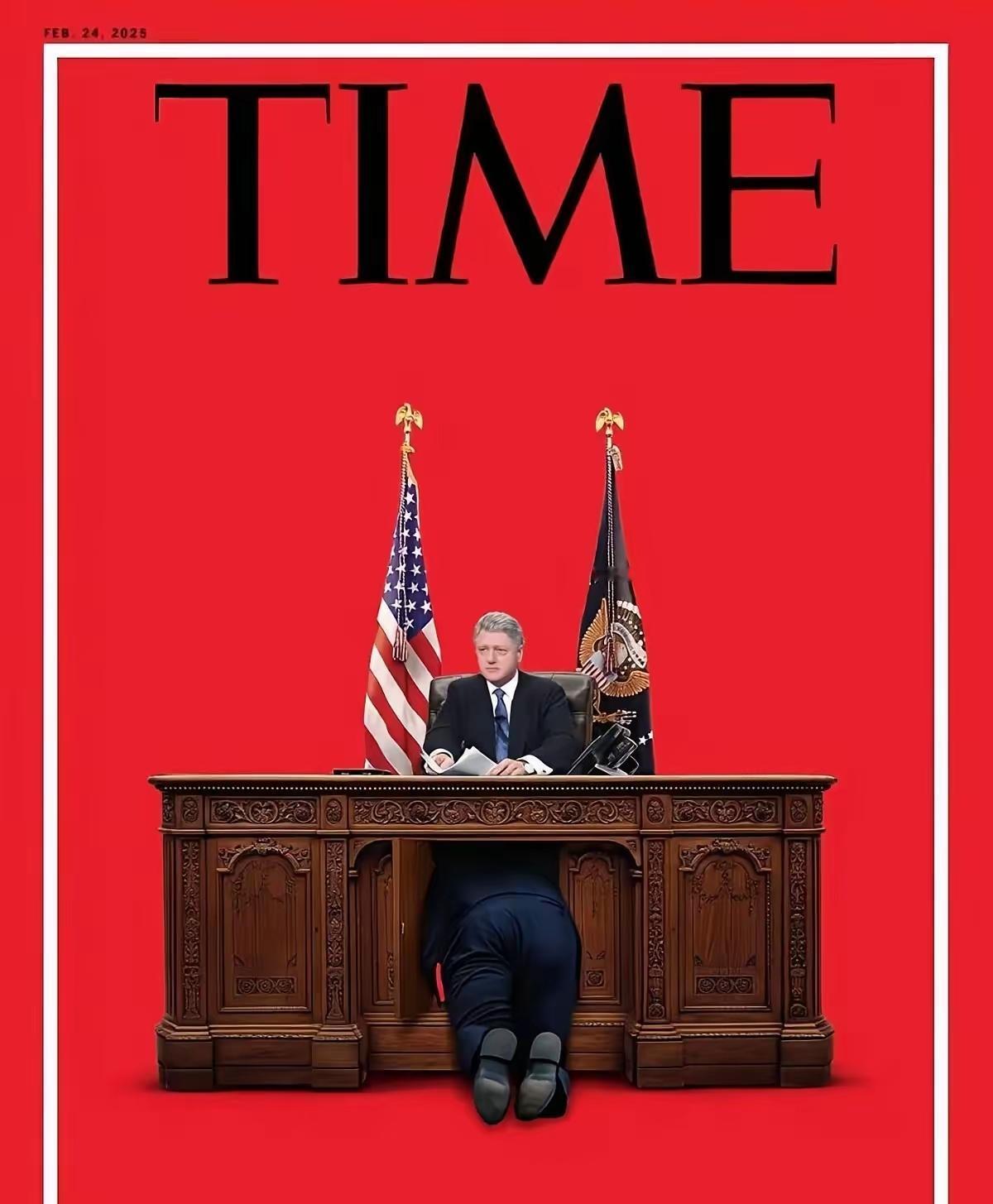 时代周刊牛，竟然敢拿现任总统来博流量！在美国，特别是共和党中，特朗普与克林顿那