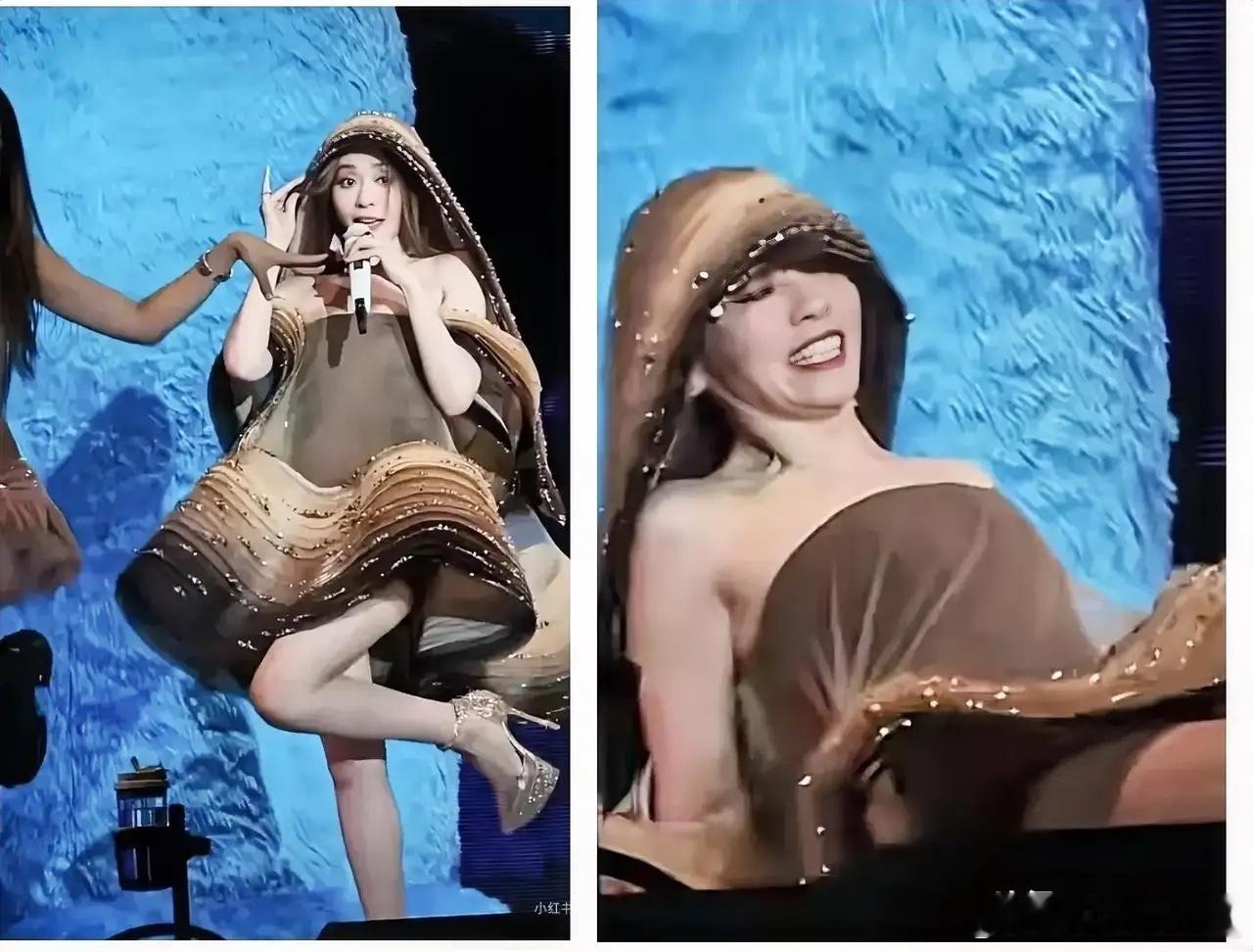 不仅是张靓颖自己无语她的团队估计也无语了不是因为张靓颖在演唱会上摔了，而是因为这