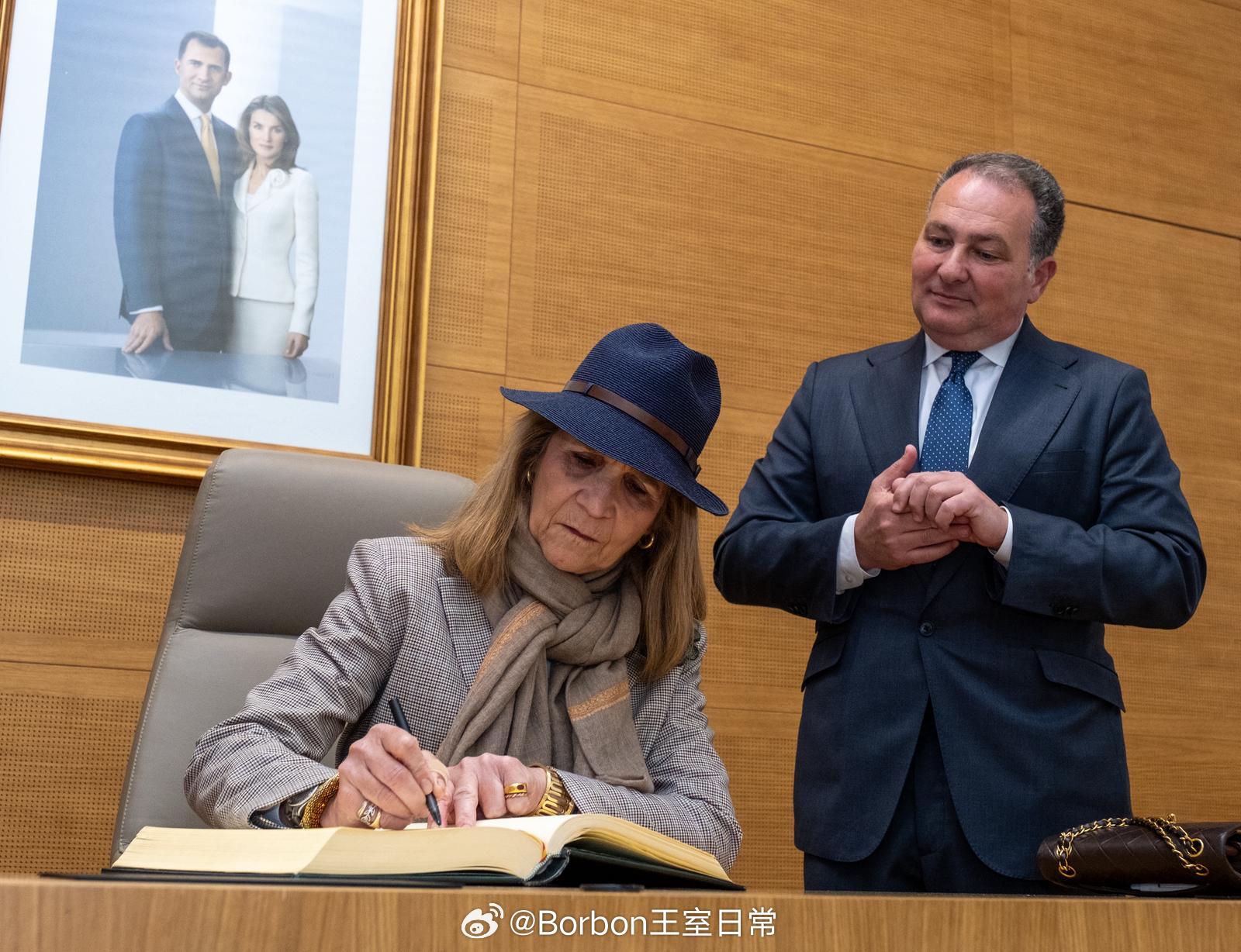 西班牙王室3月5日，西班牙伊莲娜公主访问韦尔瓦，行程还挺密集的，参观韦尔瓦议会