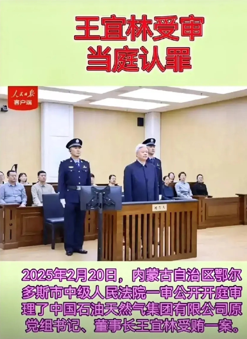 从王宜林受审当庭认罪想到的——：2025年5月13日，中国石油天然气集团有限