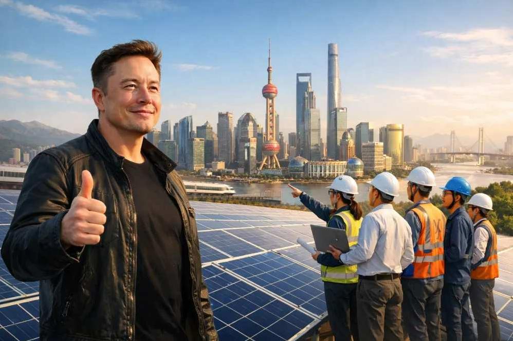 马斯克藏太深！200亿买中国光伏，竟是为了对冲美国3.5倍人工成本。 谁能想