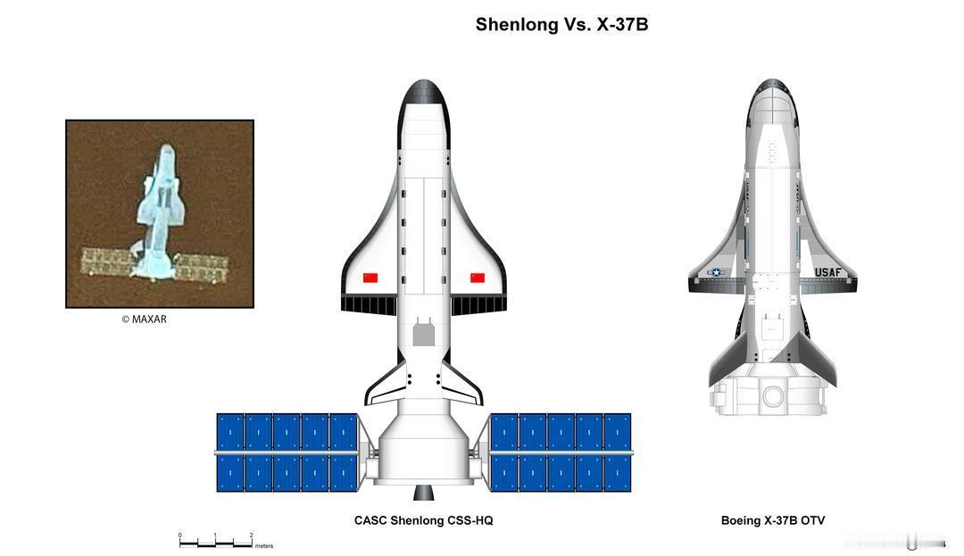 不可名状之物和X37B对比CG图这次这不可名状之物又上天了图源推特烽火问鼎计