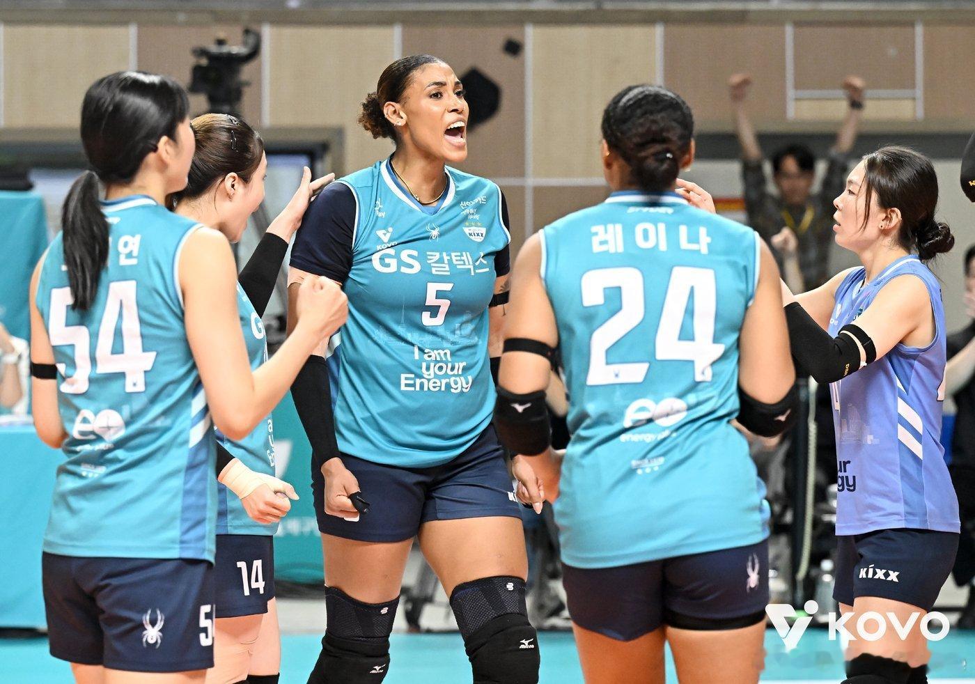 🔥【累死外援系列】25/26赛季韩国女排联赛第一轮循环赛，GS加德士主场3比2