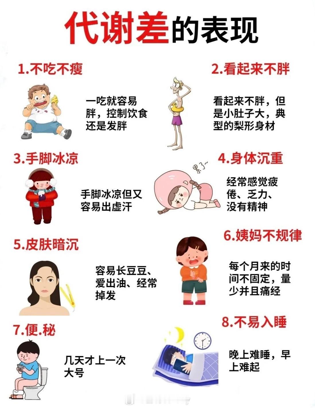 代谢差的8大原因如何克服健身瓶颈期​​​