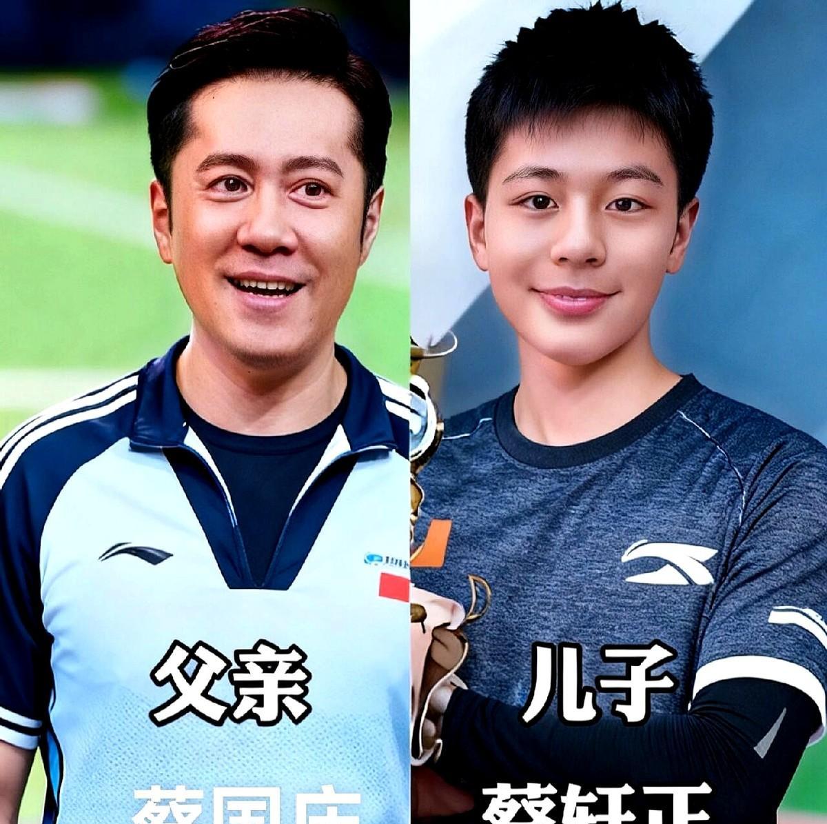 蔡国庆带娃跑400米，汗珠子砸地上，孩子追着喊“爸，再冲一波！”黄志忠搬轮胎