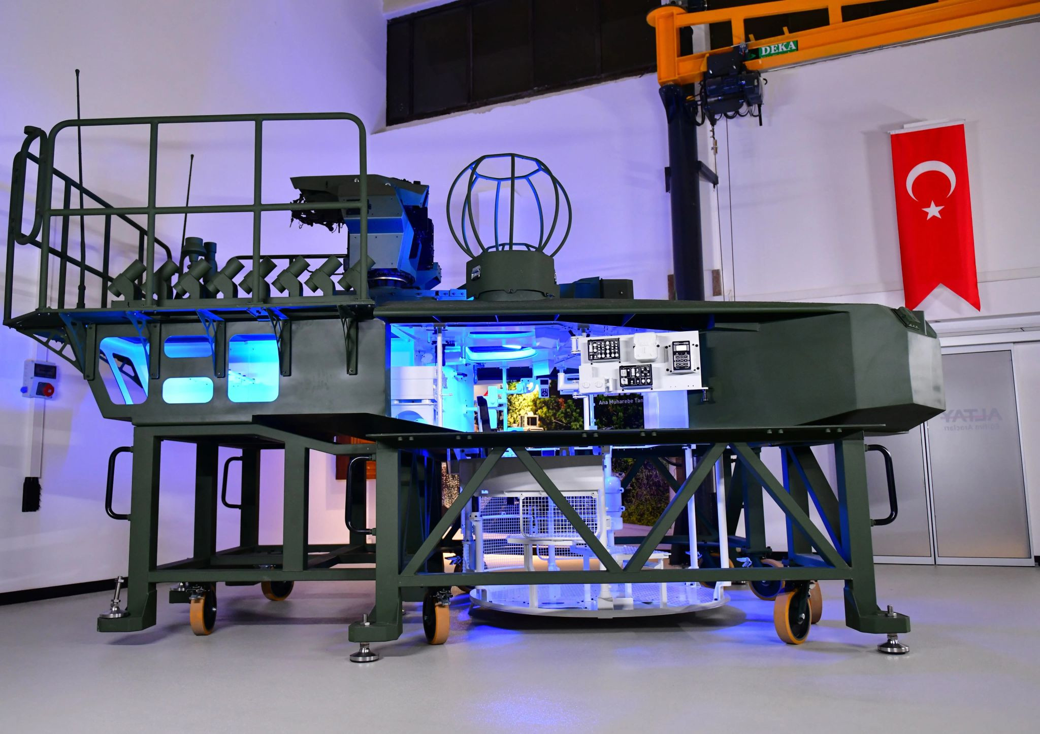 土耳其HAVELSAN公司为最新型的ALTAY主战坦克开发的培训工具，共计44种