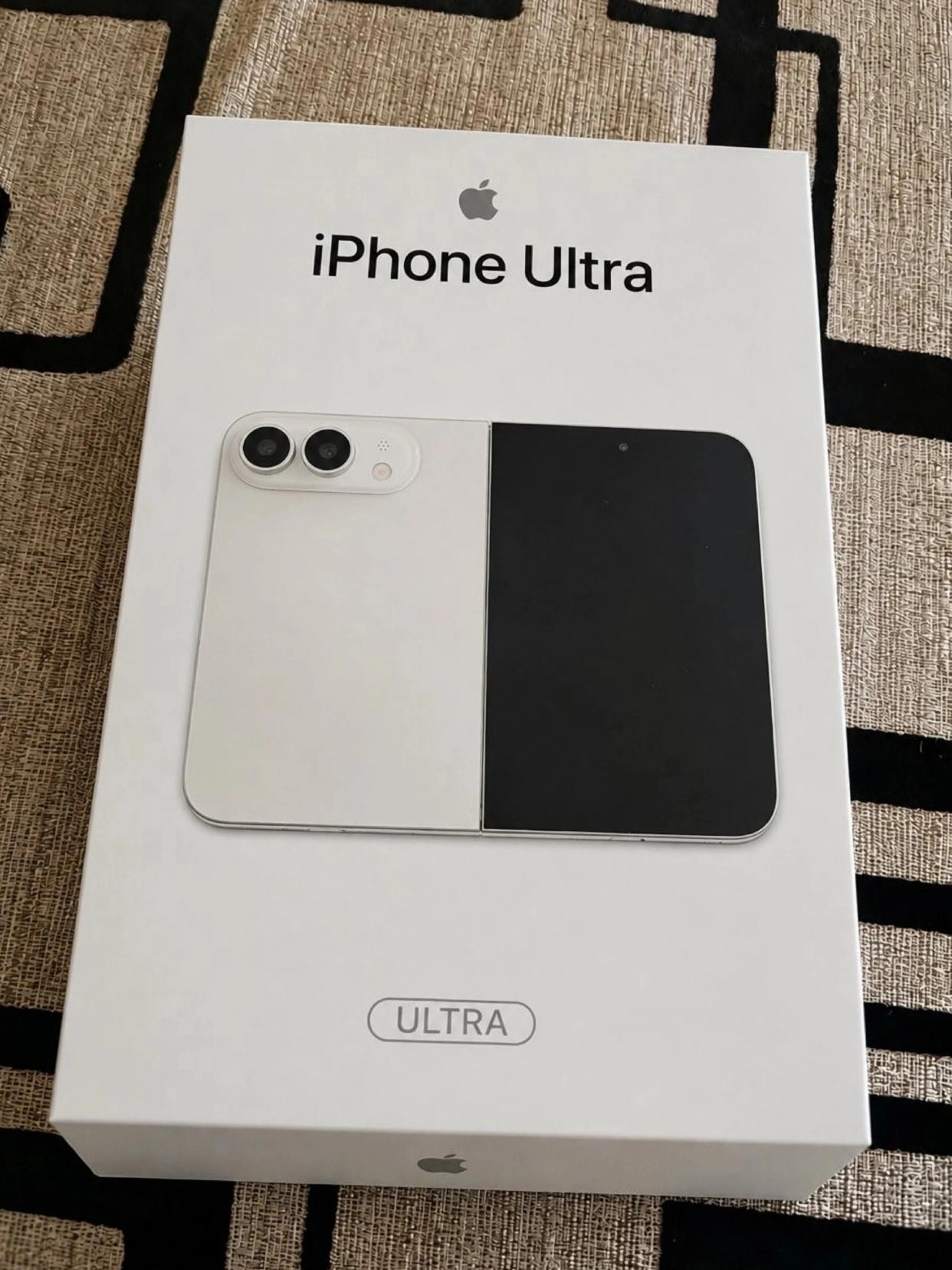 苹果折叠屏真长这样？天塌了啊。。。外网曝光的苹果折叠屏iPhoneUltr