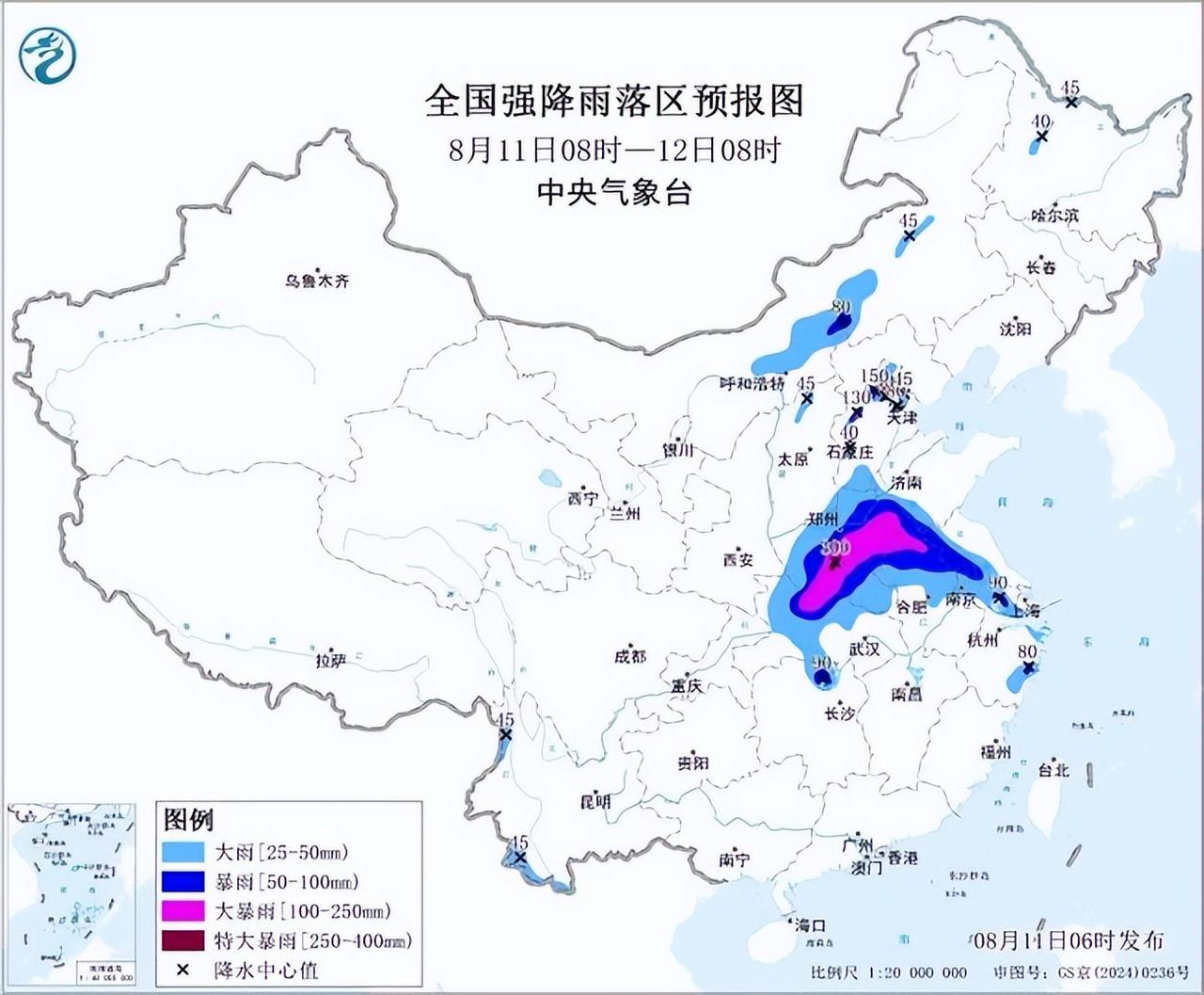 白海豚登陆后突然变脸！北方暴雨的考验还在后面，这些地方要警惕 截至8月11日