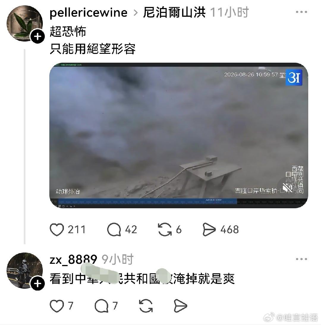 #核武器怎样才算够用##泥石流#​