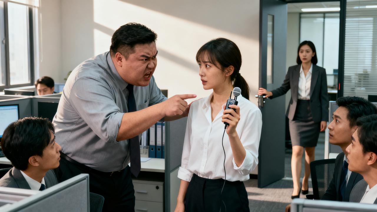 领导逼我替他背锅，我反手掏出录音笔当场打脸。领导当着全部门的面指着我骂：“