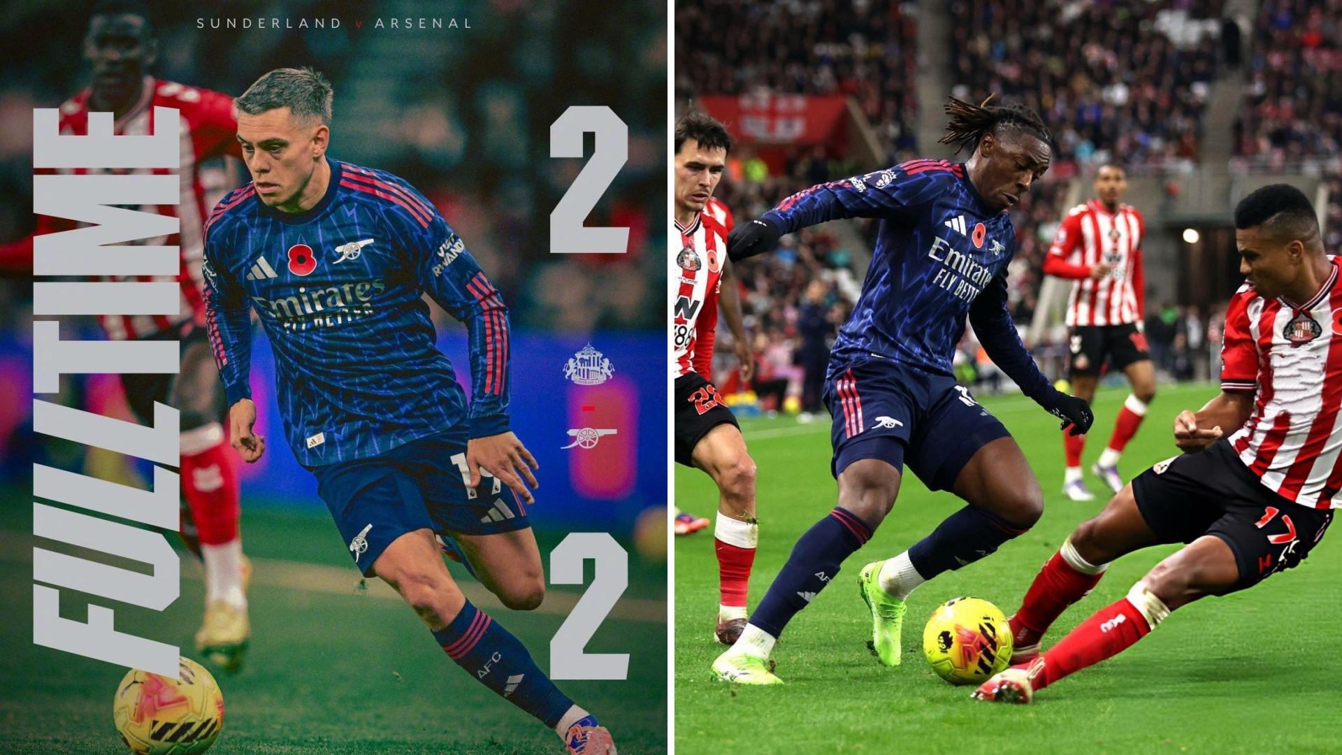 英超：阿森纳客场2-2遭桑德兰补时绝平，10连胜势头被终结。巴拉德首开纪录，萨