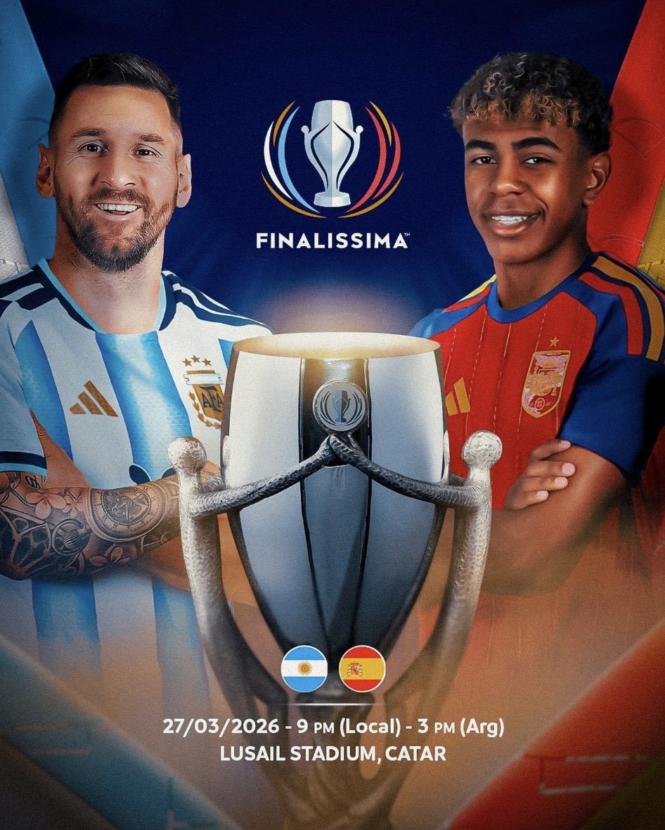 🚨官方消息：西班牙与阿根廷的欧美杯决赛已取消。❌阿根廷方面不愿在伯纳乌球场比赛