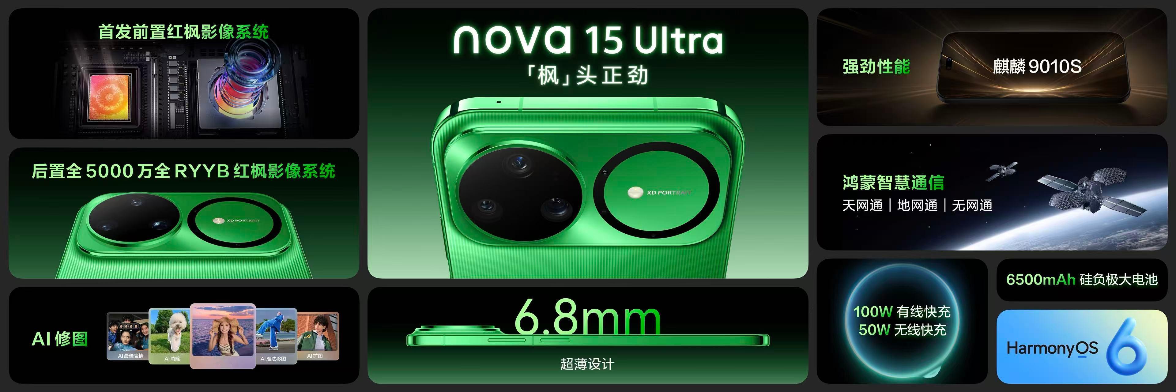 nova15这把高端局看完发布会，nova15UItra和nova15